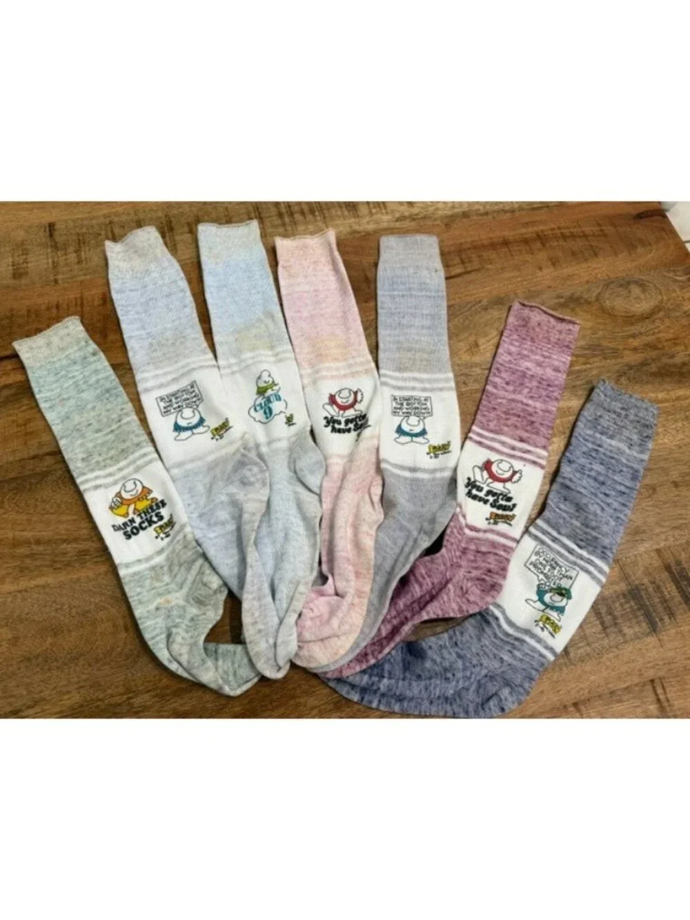 VTG 80s Ziggy Tom Wilson Sample Set NOS Mis Matched Heathered 7 pcs Rare SEE